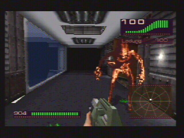 Alien Trilogy (SEGA Saturn) screenshot: In-Game #5 (PAL Version)