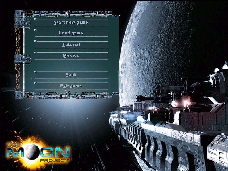 Earth 2150: The Moon Project (Windows) screenshot: Lunar Corporation menu