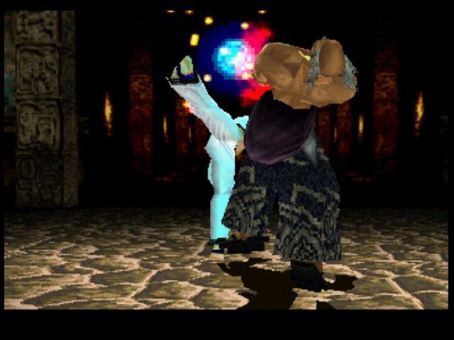Tekken 3 (PlayStation) screenshot: The replays show you the final seconds of a round from different angles.