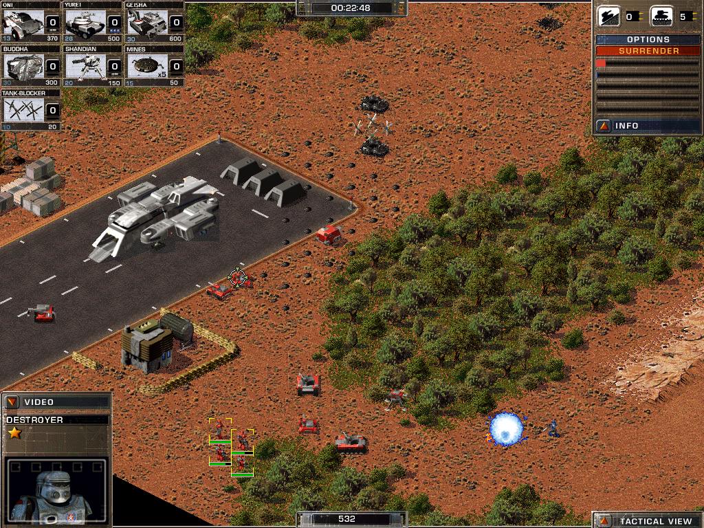 Mayday: Conflict Earth (Windows) screenshot: Southern Block - the big airplane should be destroyed.