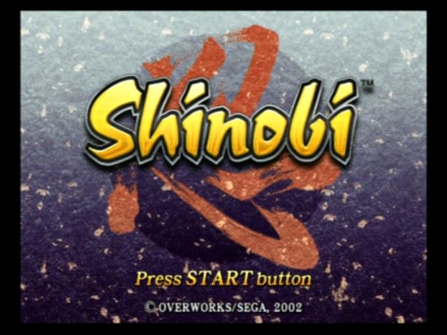 Shinobi (PlayStation 2) screenshot: Title Screen
