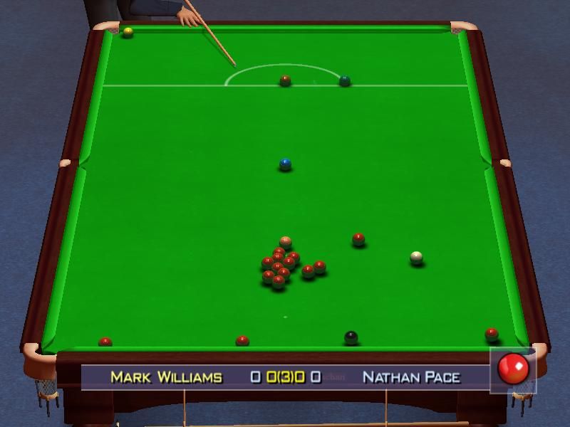 World Championship Snooker 2004 (Windows) screenshot: In Game Shot