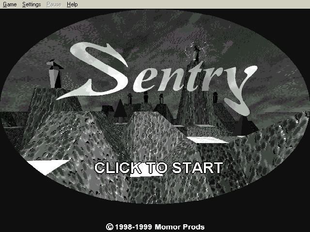 Sentry (Windows) screenshot: Title screen