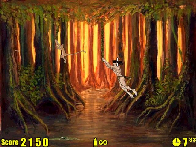 Art is Dead (Windows) screenshot: Don't shoot Tarzan!