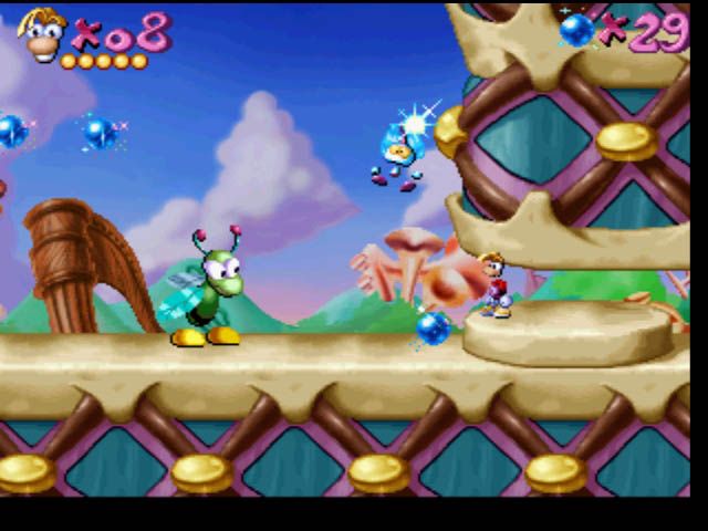 Screenshot Of Rayman Playstation 1995 Mobygames