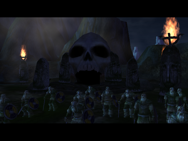 Black & White 2 (Windows) screenshot: This quest had a spectral army