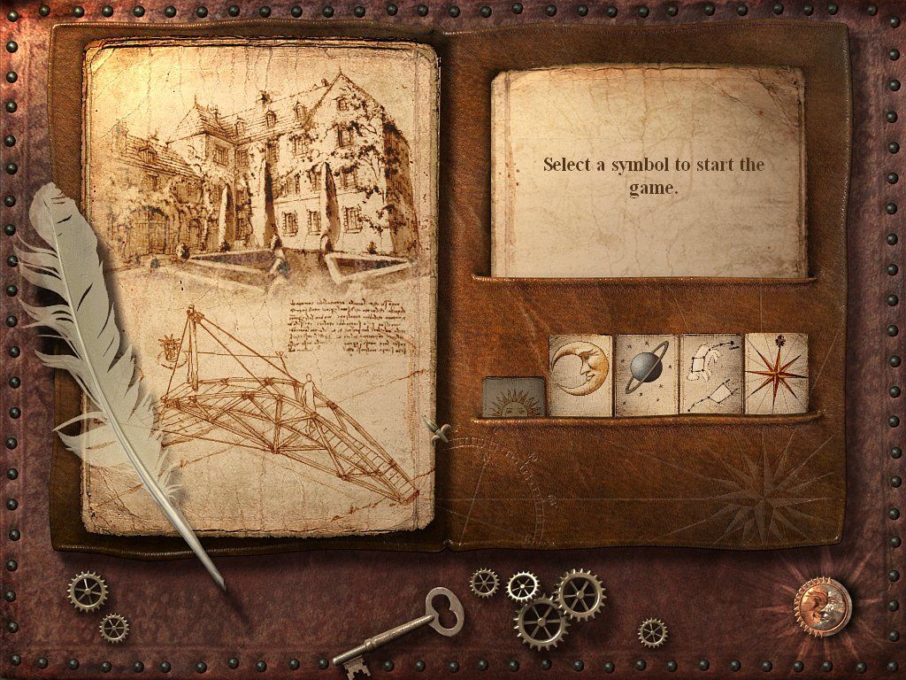 The Secrets of Da Vinci: The Forbidden Manuscript (Windows) screenshot: Start New Game