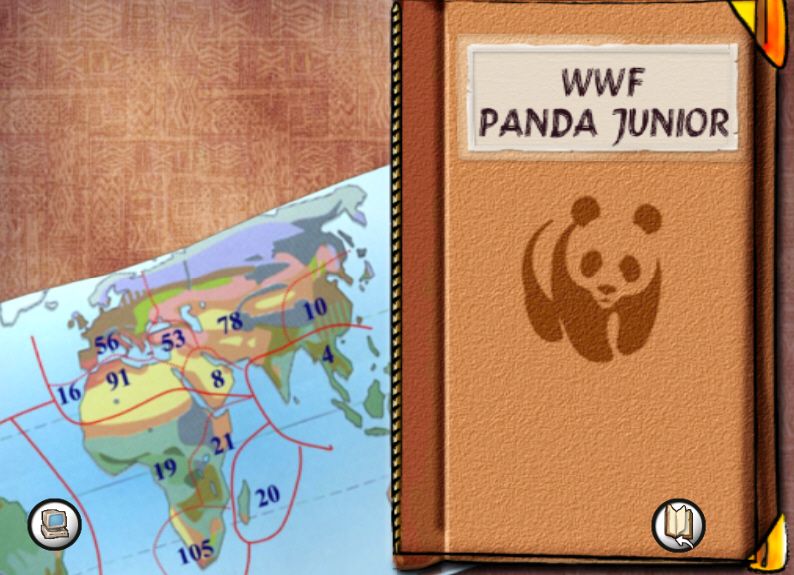 WWF Panda Junior (Windows) screenshot: Title screen