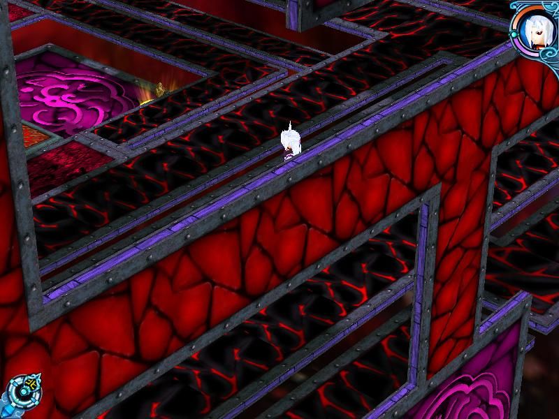 Xianjian Qixia Zhuan 3 Waizhuan: Wen Qing Pian (Windows) screenshot: One of those claustrophobic, complex dungeons, which look so great in 3D