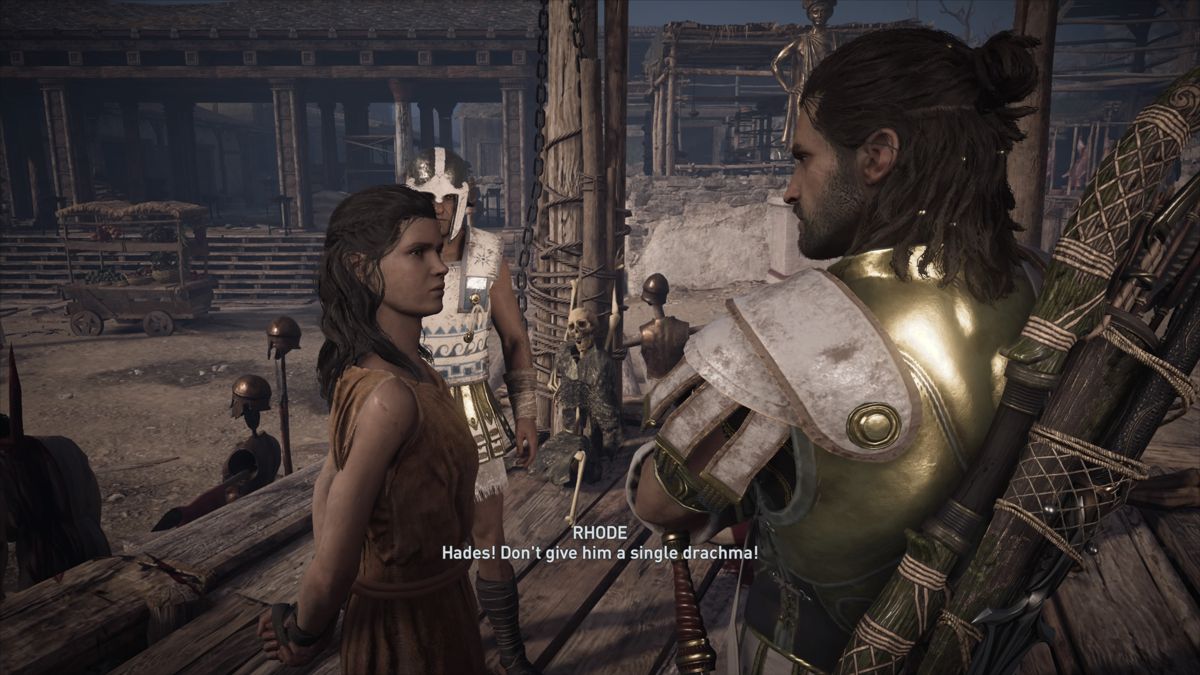 Assassin's Creed: Odyssey - Legacy of the First Blade (PlayStation 4) screenshot: Episode 3: Helping a damsel in distress