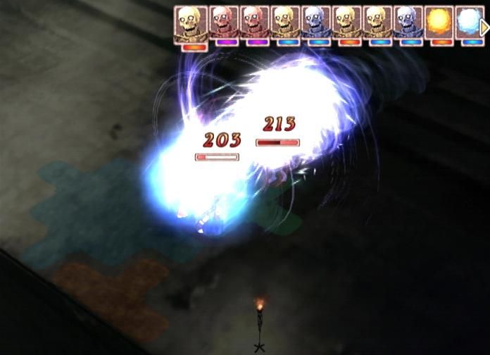 Suikoden Tactics (PlayStation 2) screenshot: Cooperative attack effect