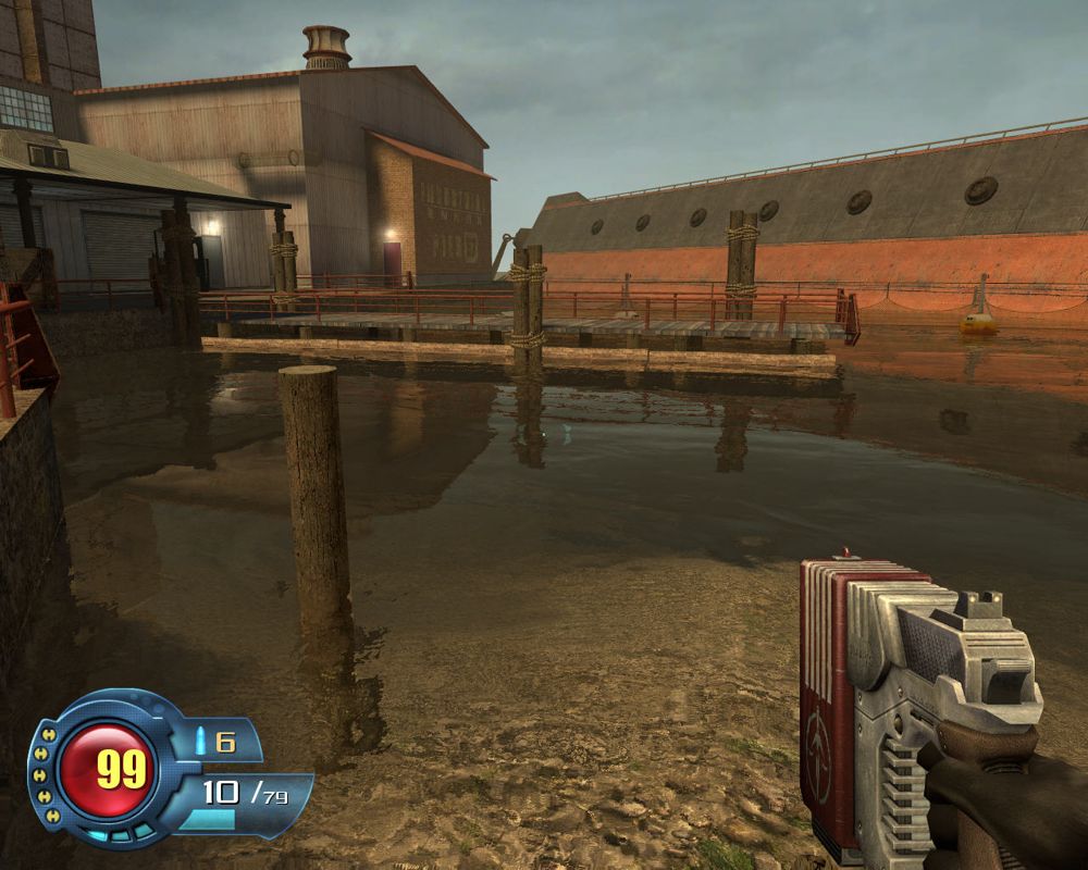 SiN Episodes: Emergence (Windows) screenshot: The docks.