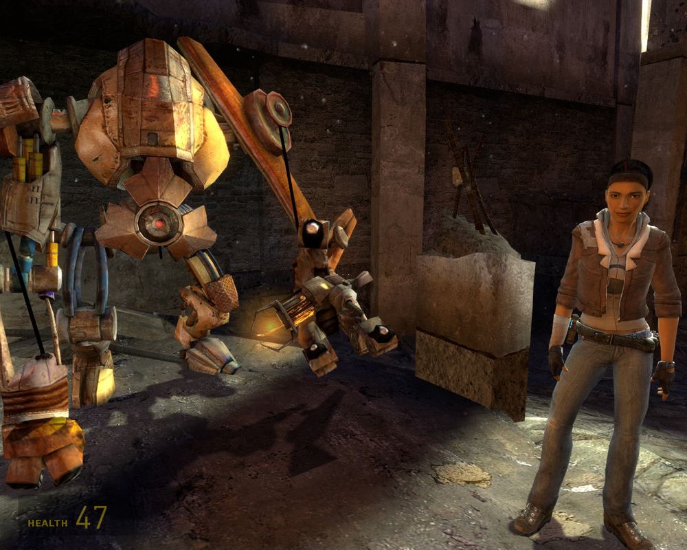 Half-Life 2: Episode One (Windows) screenshot: I think you've lost something, doctor Freeman...