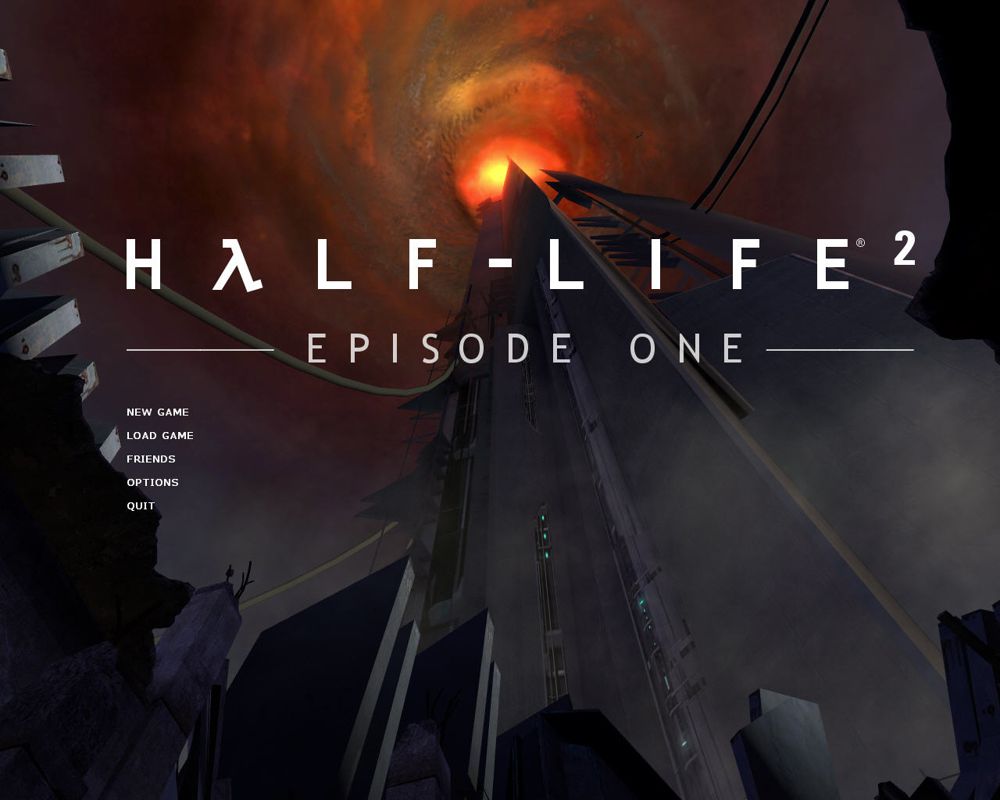 Half-Life 2: Episode One (Windows) screenshot: Main menu