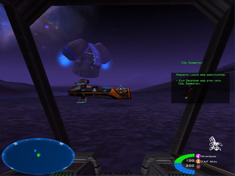 Battlezone II: Combat Commander (Windows) screenshot: Beginning of a single player mission