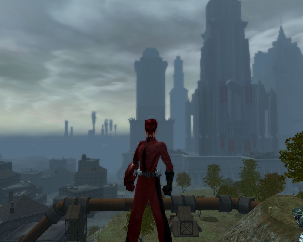 City of Villains (Windows) screenshot: Der Maschinist without metal mask.