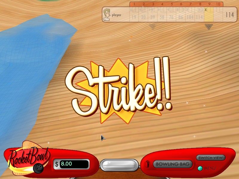 RocketBowl (Windows) screenshot: Strike!!