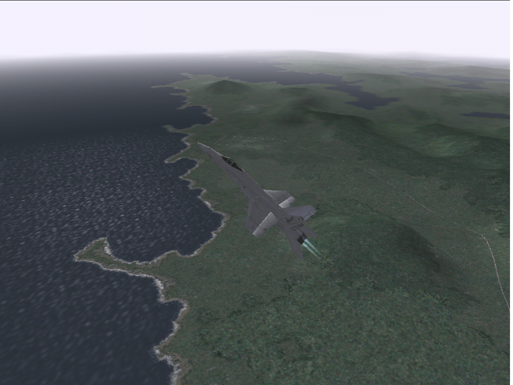 Jane's Combat Simulations: F/A-18 Simulator (Windows) screenshot: Scenery