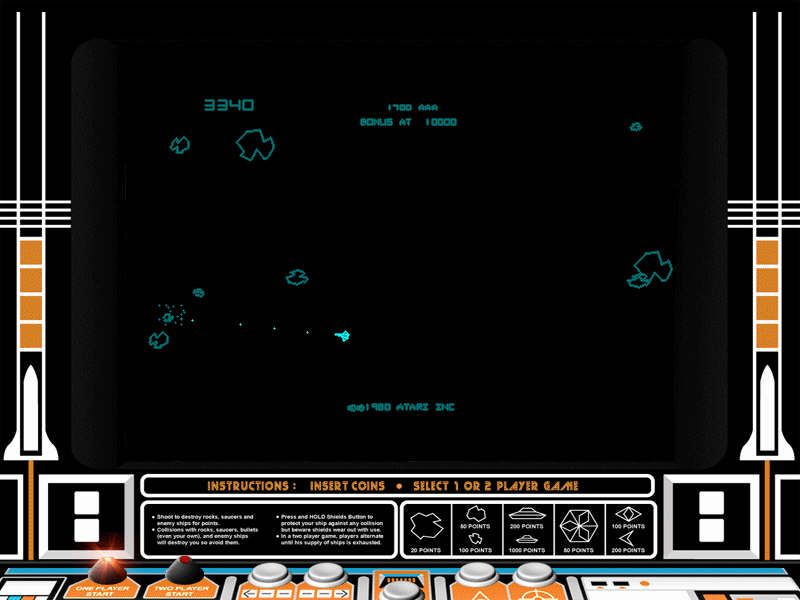 Screenshot of Atari Arcade Hits: Volume 2 (Windows, 2000) - MobyGames