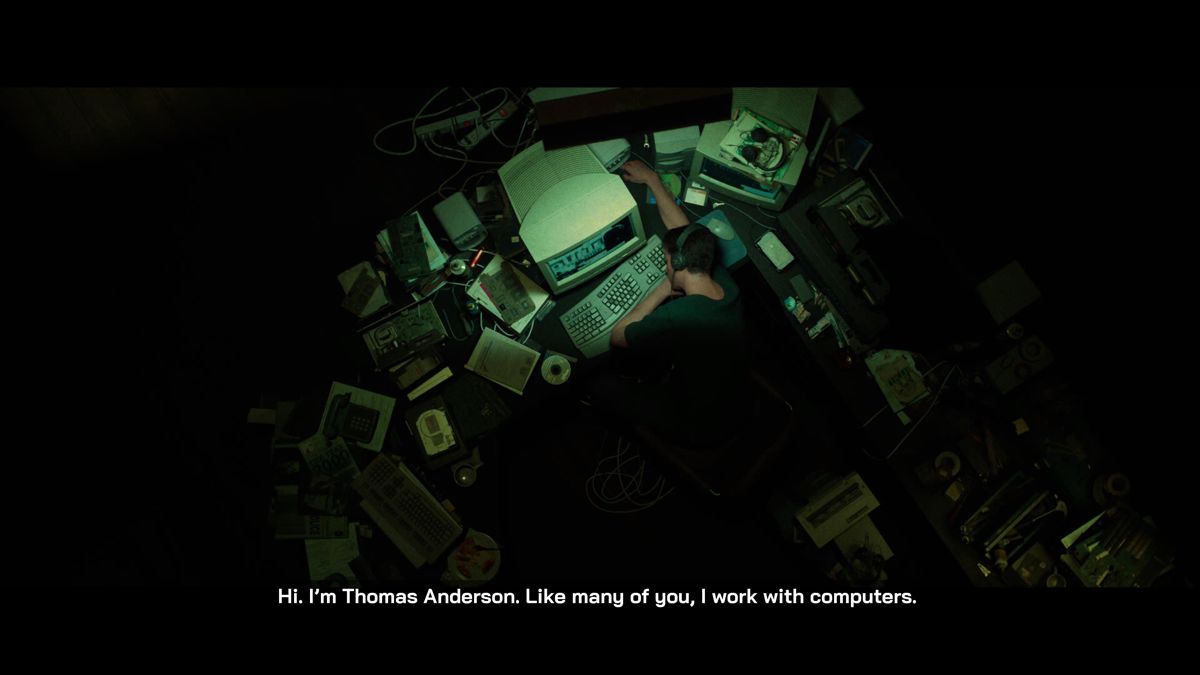 The Matrix Awakens (PlayStation 5) screenshot: Neo's place looks messy