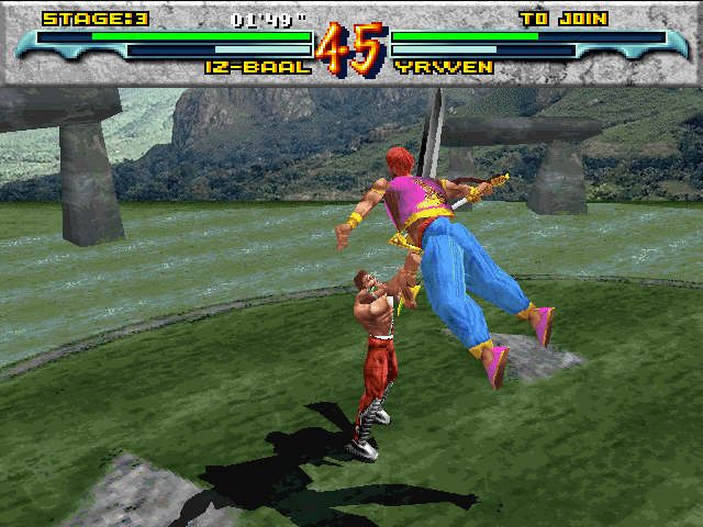 Time Warriors (Windows) screenshot: One would expect this monster of a move to take a lot of energy, but it doesn't