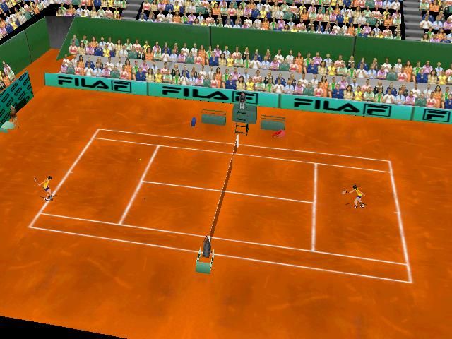 The French Open 1998 (Windows) screenshot: TV Camera in replay