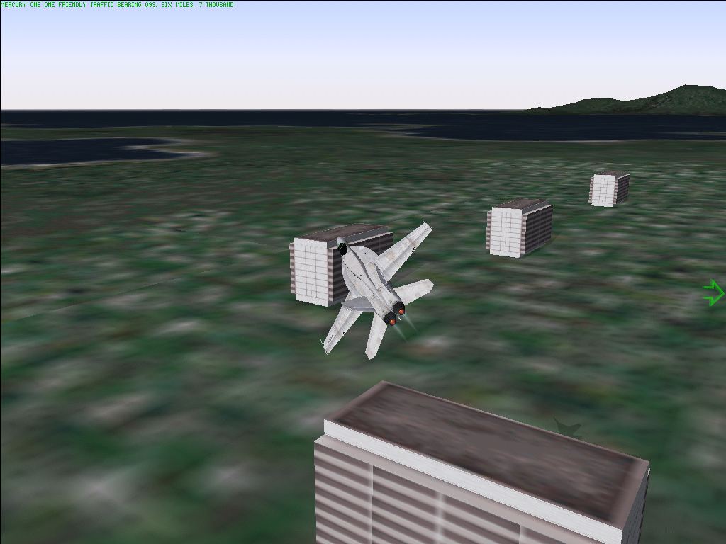 Jane's Combat Simulations: F/A-18 Simulator (Windows) screenshot: Buzz