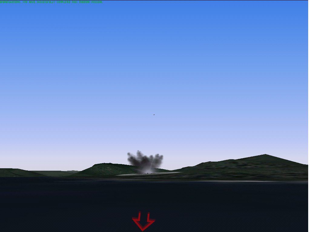 Jane's Combat Simulations: F/A-18 Simulator (Windows) screenshot: Explosion