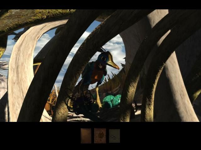 Myst III: Exile (Windows) screenshot: A giant bird