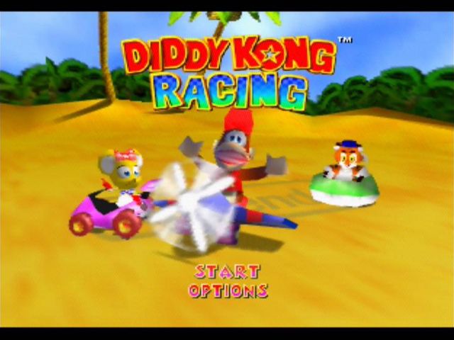 Diddy Kong Racing (Nintendo 64) screenshot: The title screen