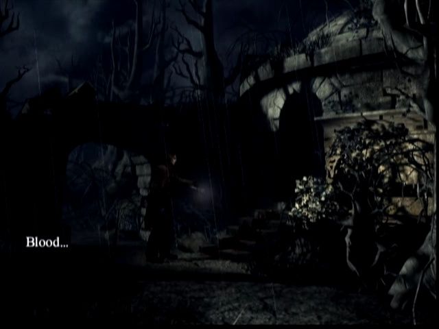 Alone in the Dark: The New Nightmare (Dreamcast) screenshot: Carnby must be able to smell blood in the dark