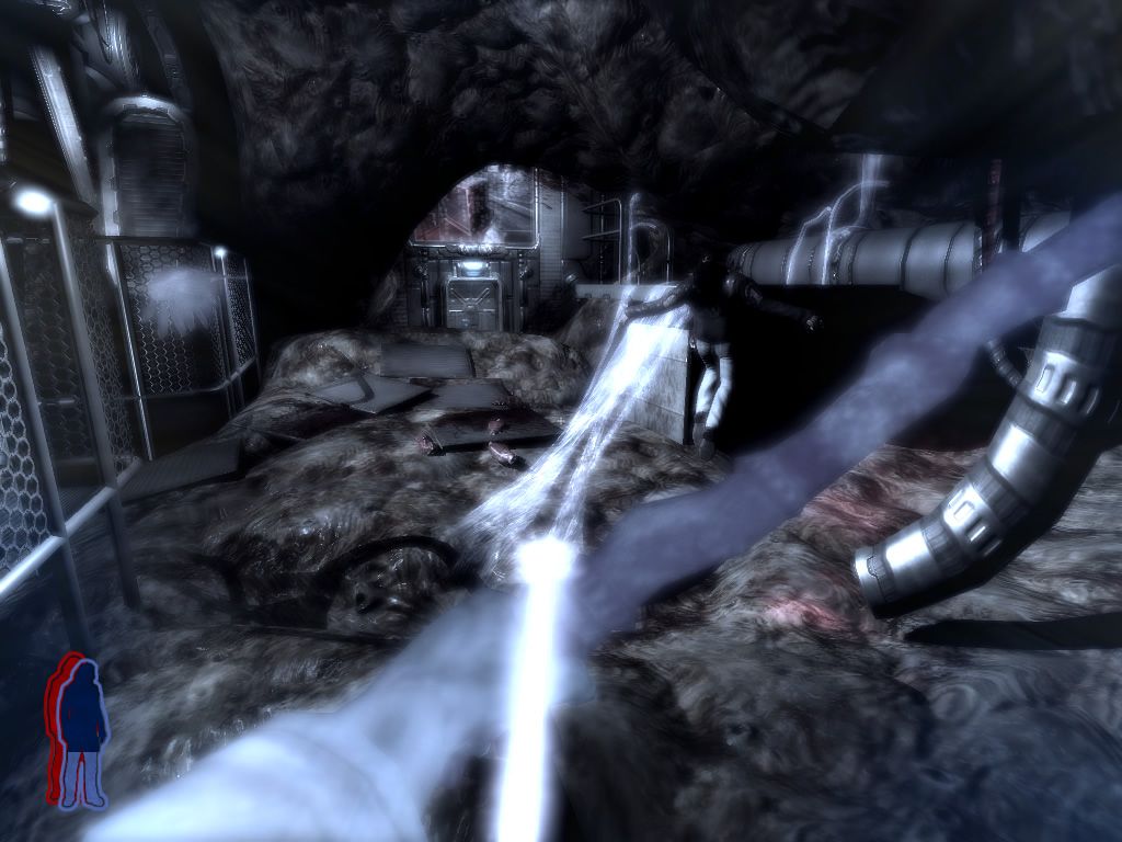 Prey (Windows) screenshot: Spirit Walk is used to solve puzzles and access hidden paths.