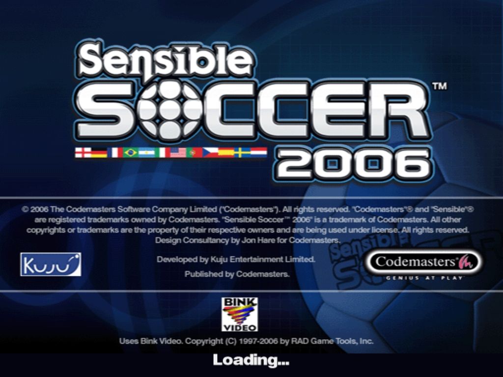 Sensible Soccer 2006 (Windows) screenshot: Loading screen