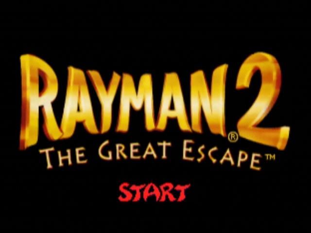Rayman 2: The Great Escape (Nintendo 64) screenshot: Title Screen