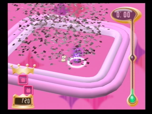 Vib-Ripple (PlayStation 2) screenshot: Out of time! The picture shatters and it's game over.