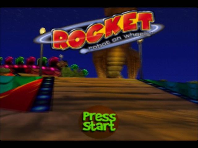 Rocket: Robot on Wheels (Nintendo 64) screenshot: Title screen