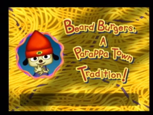 PaRappa the Rapper 2 (PlayStation 2) screenshot: Each Stage has its own title card, like this