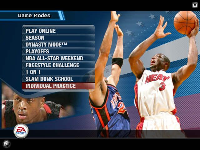 NBA Live 06 (Windows) screenshot: Tons of Game Modes