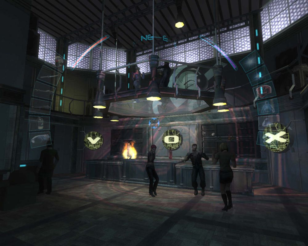 Deus Ex: Invisible War (Windows) screenshot: Yayyy! Parteeeyy!!