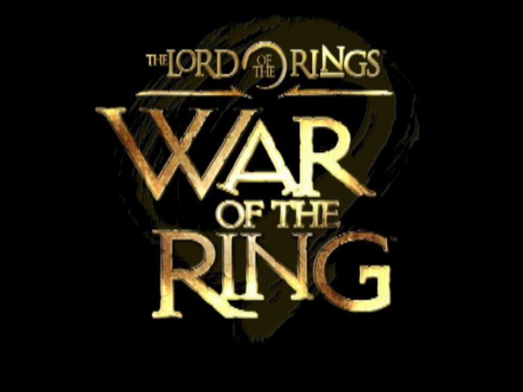 The Lord of the Rings: War of the Ring (Windows) screenshot: Title Screen.