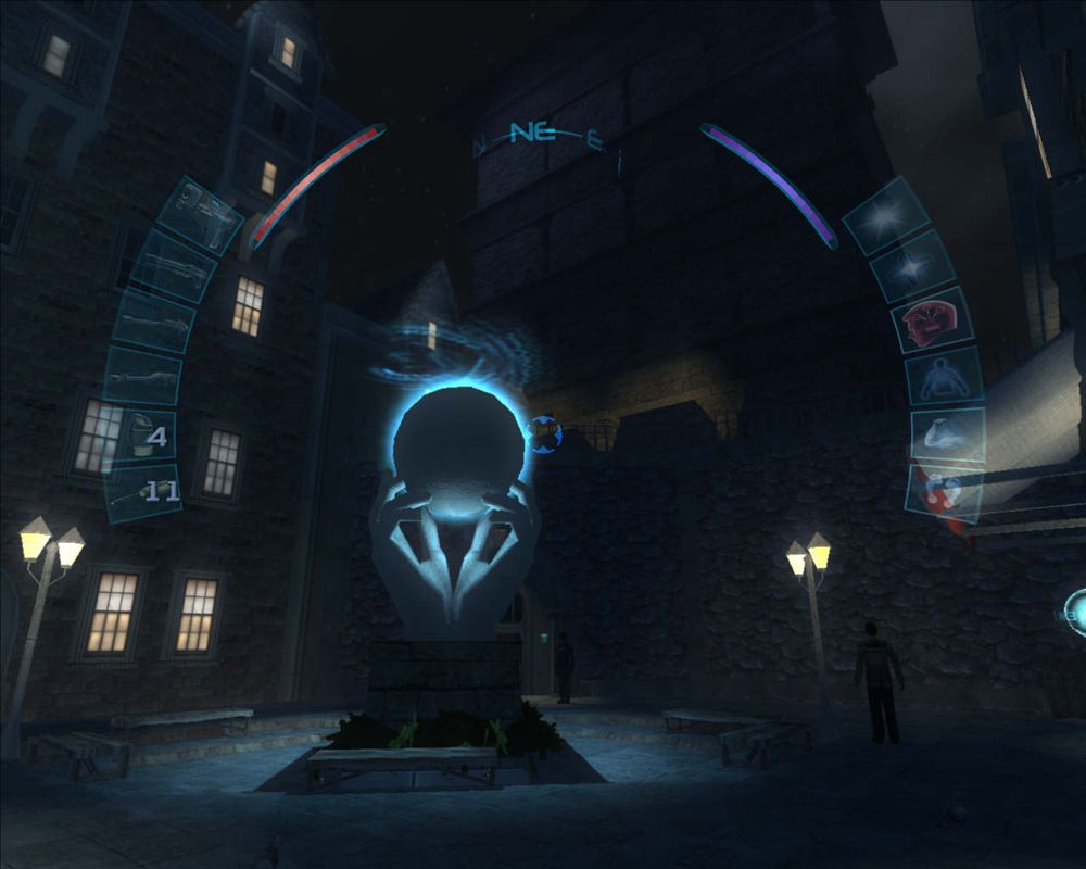 Deus Ex: Invisible War (Windows) screenshot: Welcome to Trier, Germany