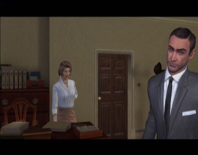 007: From Russia with Love (Xbox) screenshot: The characters in this game look, sound, dress and act just like their big screen counterparts.