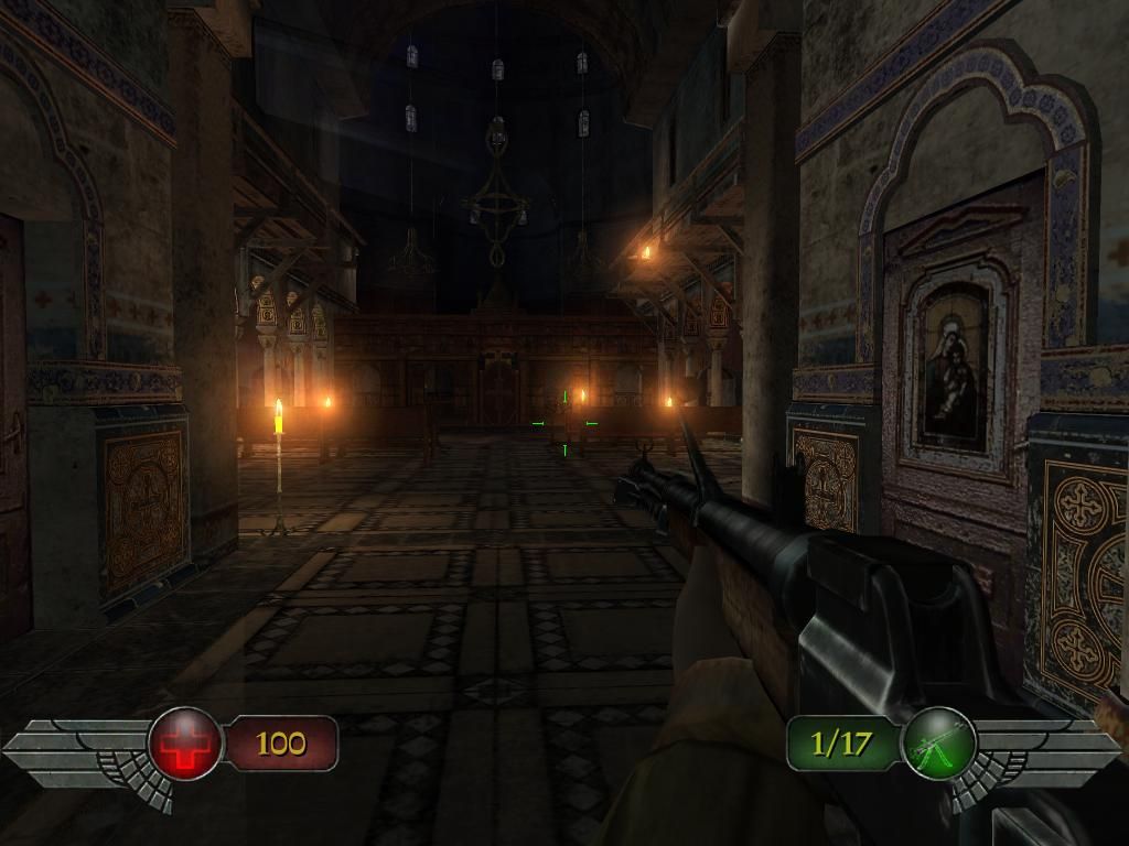 Mortyr II (Windows) screenshot: The Cathedral
