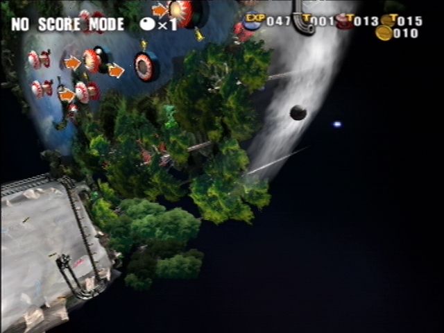 Flipnic: Ultimate Pinball (PlayStation 2) screenshot: The world flips around as your ball reaches the bottom of the Biology table.