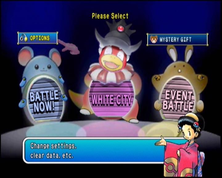 Pokémon Stadium 2 (Nintendo 64) screenshot: Main Menu