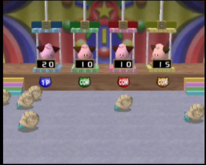 Pokémon Stadium 2 (Nintendo 64) screenshot: Here, you need to count the number of Pokémon as they run past