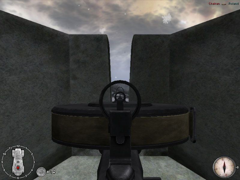 Red Orchestra: Ostfront 41-45 (Windows) screenshot: In this case the gunner's view isn't any better either.