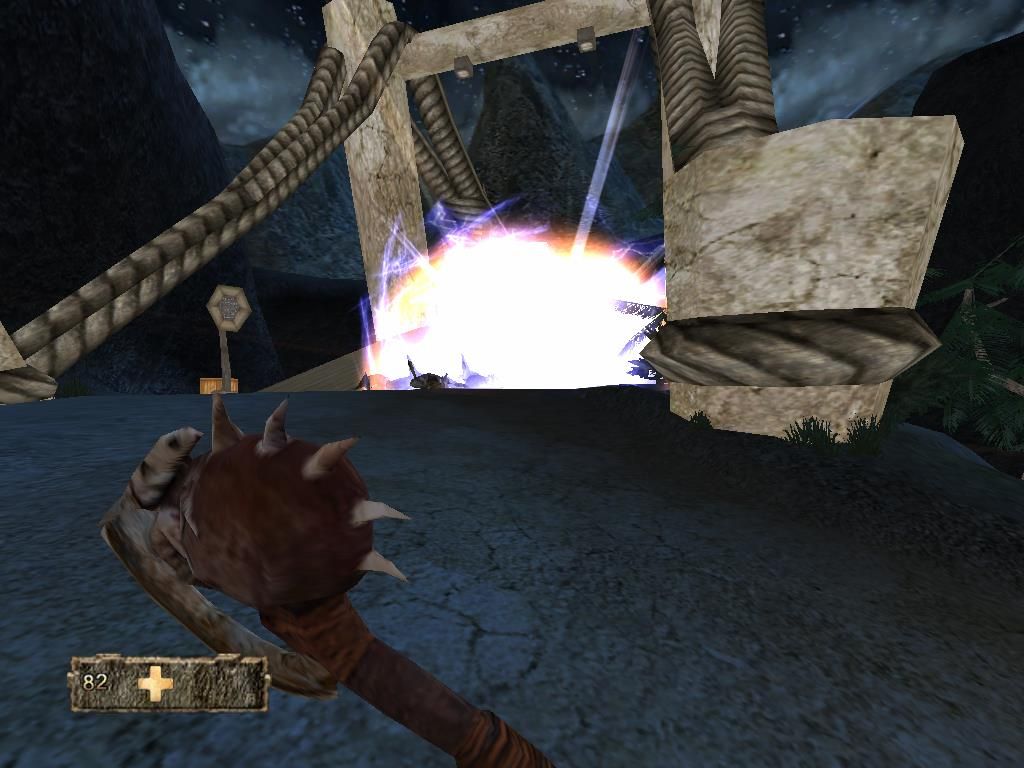 Turok: Evolution (Windows) screenshot: The dark matter cube in action