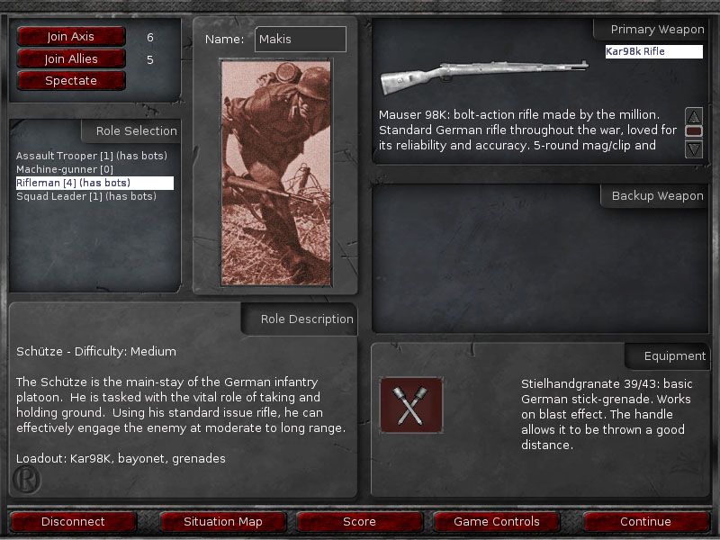 Red Orchestra: Ostfront 41-45 (Windows) screenshot: And I would like to be...