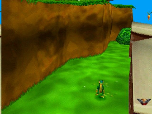 Gex: Enter the Gecko (PlayStation) screenshot: Pretty green vista